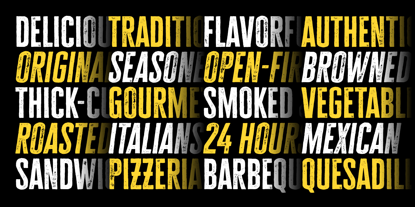 Cheddar Gothic Rough